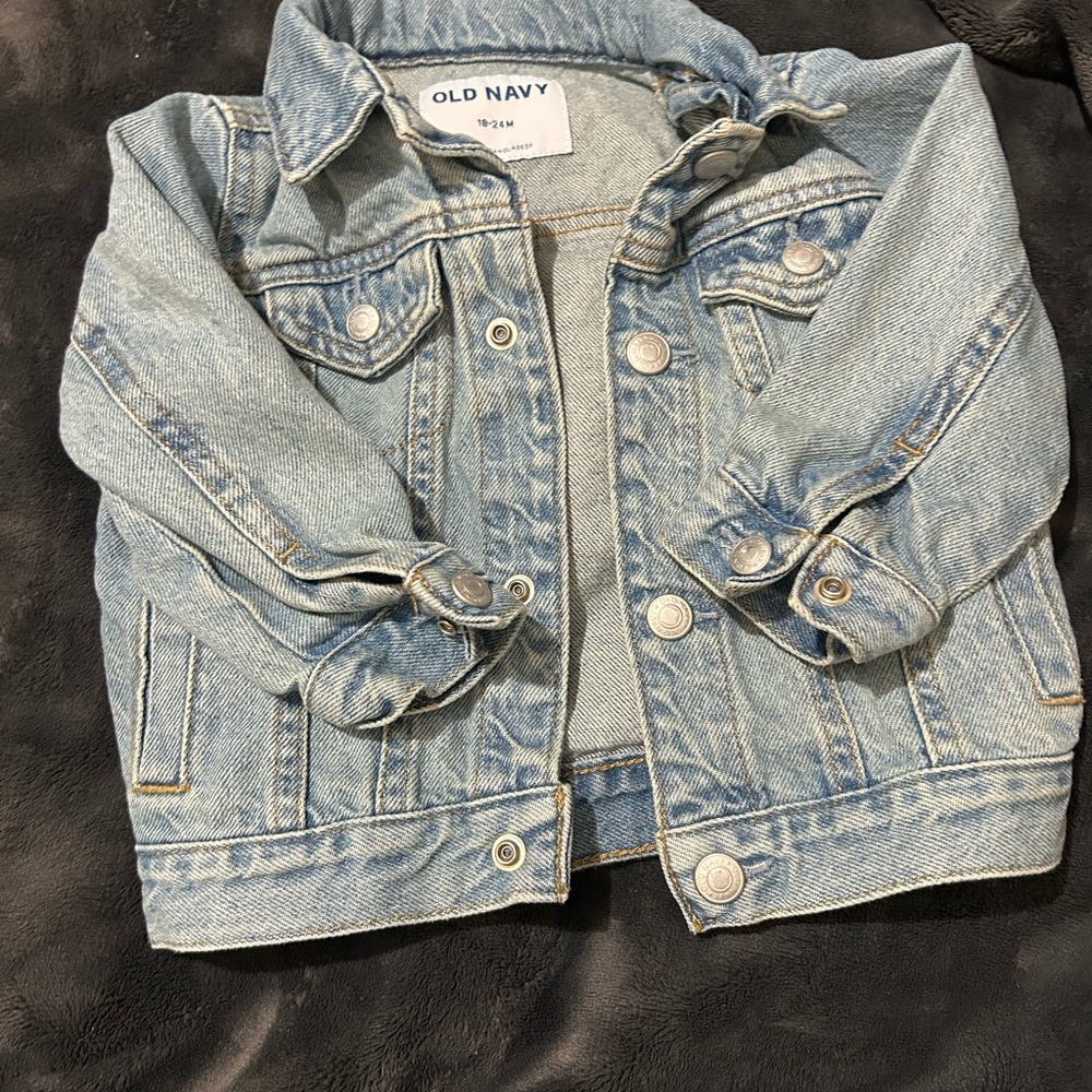Old Navy Kids Light Blue Jean Jacket